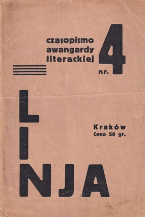 Item #52133 [POLISH LITERARY AVANT-GARDE] Linja: czasopismo awangardy literackiej [Line: a...