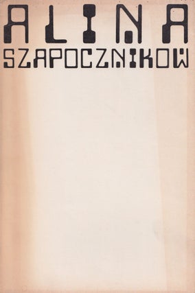 Item #54045 Alina Szapocznikow 1968. WITH: exhibition announcement: "Cogeime S. A. 4, rue J.-B....