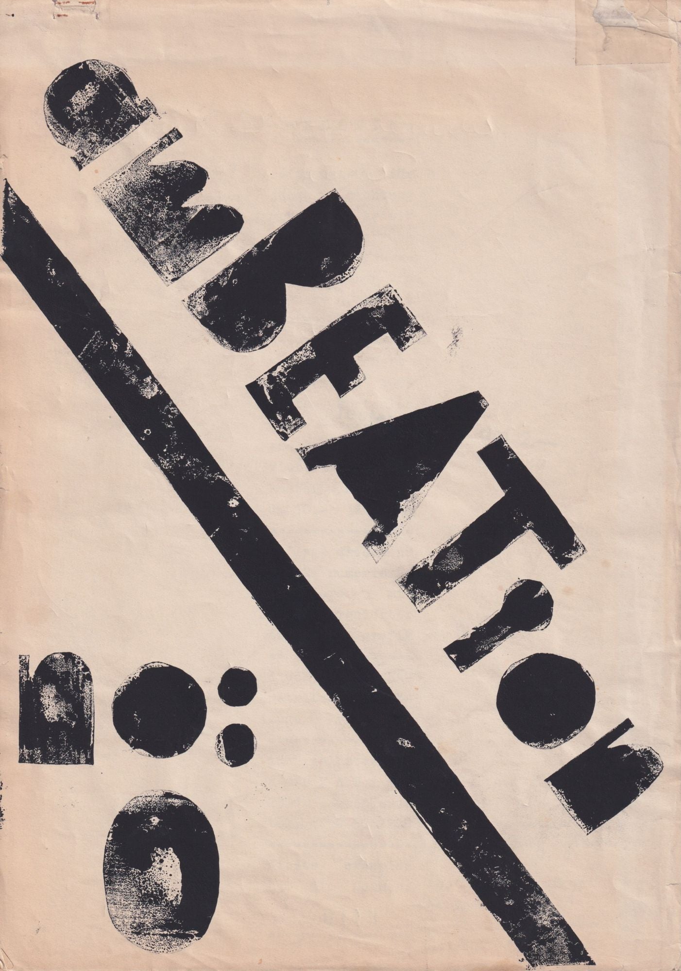 BEAT-INFLUENCED GERMAN POST-WAR MAGAZINE] AmBEATion: zeitschrift fur junge Dichtung, Grafik, Riewert Q. Tode.