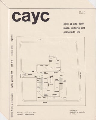 Item #54151 [SOUTH AMERICAN AVANT-GARDE – COMPUTER ART] CAyC. Centro de Arte y Comunicación...