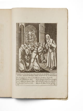 [THE ASCETIC HERO OF MIRACLES: A VISUAL VITA] [La vita e miracoli del Gloriosissimo Padre Santo Francesco di Paola] Engraved title: Nacque questo glorioso padre santo Francesco di Paola nell' anno del signore M. CCCC. XVI. (...) la cui vita qui si descrive [The Life and Miracles of the Most Glorious Holy Father Francis of Paola. Engraved title: This glorious holy father, Francis of Paola, was born in the Year of Our Lord 1416 (...), whose life is here described].