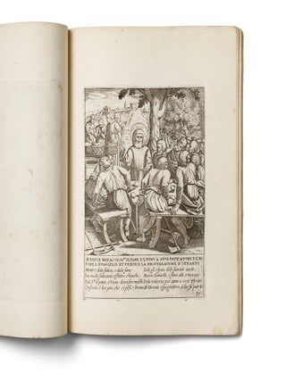 [THE ASCETIC HERO OF MIRACLES: A VISUAL VITA] [La vita e miracoli del Gloriosissimo Padre Santo Francesco di Paola] Engraved title: Nacque questo glorioso padre santo Francesco di Paola nell' anno del signore M. CCCC. XVI. (...) la cui vita qui si descrive [The Life and Miracles of the Most Glorious Holy Father Francis of Paola. Engraved title: This glorious holy father, Francis of Paola, was born in the Year of Our Lord 1416 (...), whose life is here described].