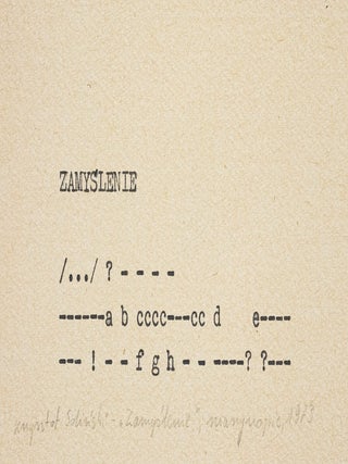 Concrete and Experimental Poetry in Poland &ndash; A collection of original works curated by Stanisław Dr&oacute;żdż.
