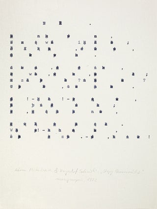 Concrete and Experimental Poetry in Poland &ndash; A collection of original works curated by Stanisław Dr&oacute;żdż.