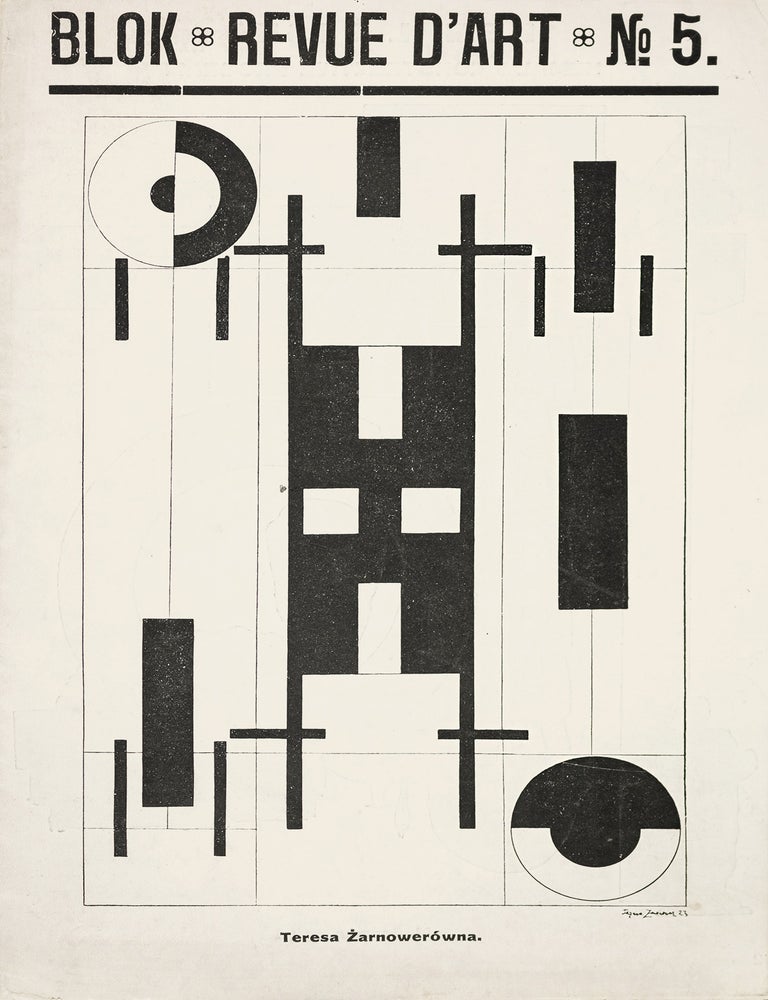 Item #54674 [POLISH AVANT-GARDE &ndash; CONSTRUCTIVISM] Blok. Revue d'art no. 5. Teresa Żarnower, Mieczysław Szczuka.