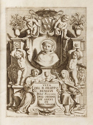 Item #54778 [THE SAINT OF THE FLORENTINE RENAISSANCE &ndash; BOUND FOR POPE CLEMENT X] Vita del b....