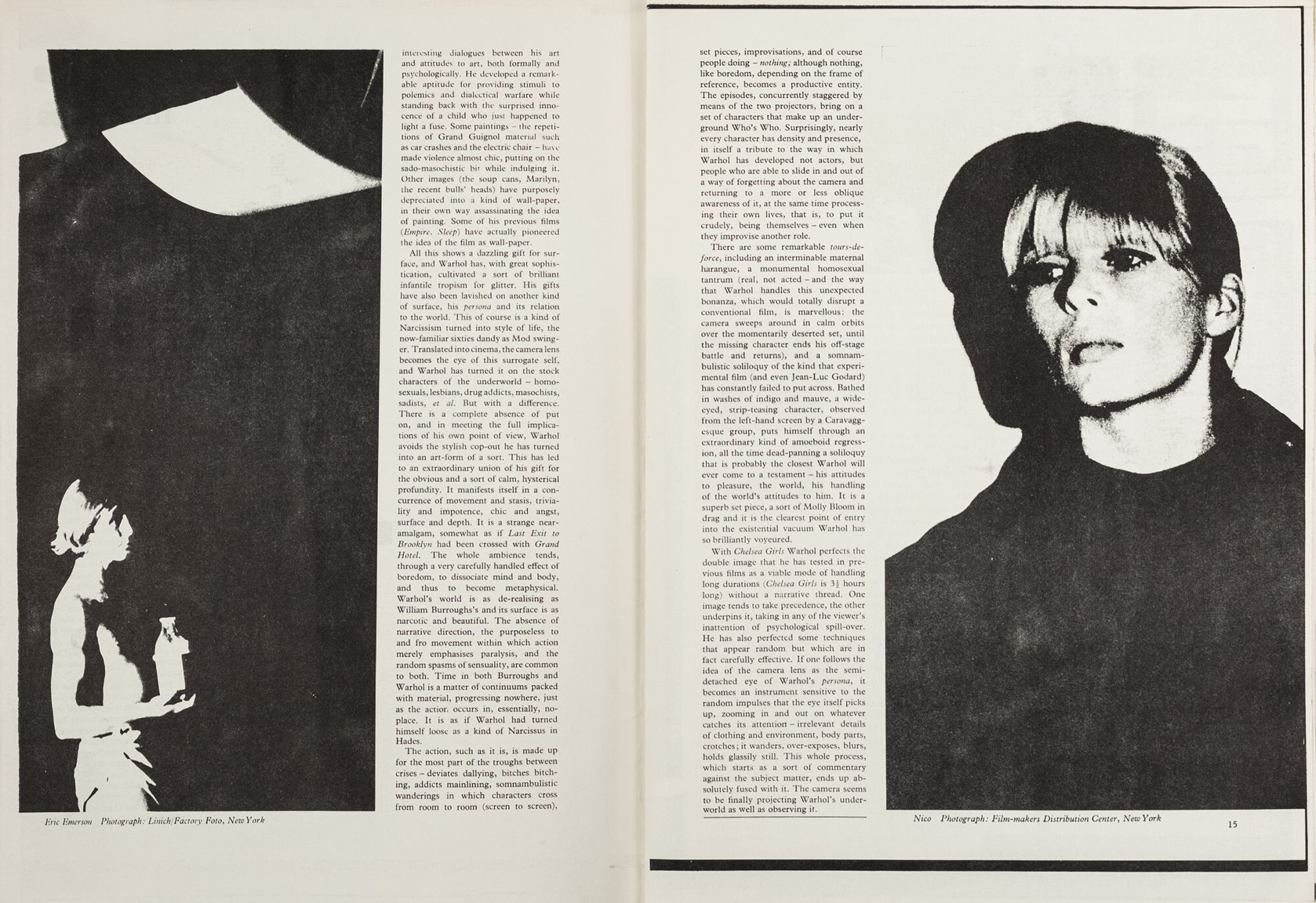 WARHOL AS PIONEER OF COPY ART Andy Warhol's Chelsea Girls | Andy