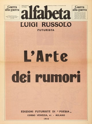 [IMPORTANT FORUM OF ITALIAN POSTMODERNISM AND NEO-AVANT-GARDE] Alfabeta: mensile di informazione culturale [Alphabet: a monthly of cultural information]. Nos. 1&ndash;114 in 105 issues (all published).