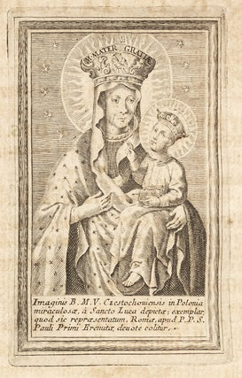 Item #55095 [THE BLACK MADONNA OF CZESTOCHOWA, FIRST AND ONLY PRINTING OF THIS IMAGE – NO...
