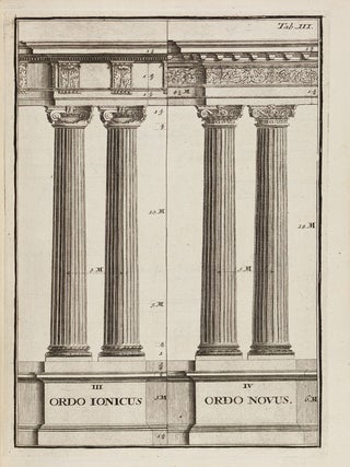 [THE "MOST COMPREHENSIVE CONCEPT OF ARCHITECTURAL THEORY IN THE GERMAN-LANGUAGE SPHERE"] Der auserle&szlig;neste und nach den Regeln der antiquen Bau-Kunst sowohl, als nach dem heutigen Gusto verneuerte Goldmann, als der rechtschaffenste Bau-Meister, oder die gantze Civil-Bau-Kunst, in unterschiedlichen vollst&auml;ndigen Anweisungen (...) abgehandelt [The most elaborate and according to the rules of the ancient art of building as well as according to today's taste renewed Goldmann, as the most righteous building master, or the whole civil architecture art, treated in different complete instructions (...)]. 16 parts and 5 (of 6) supplements, together 21 parts in 4 volumes.