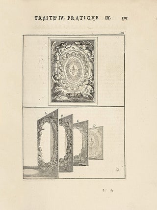 [FOUNDATIONS OF VIRTUAL REALITY &ndash; BEGINNING OF THE PARISIAN &lsquo;PERSPECTIVE WAR&rsquo; &ndash; THE MACCLESFIELD COPY] La perspective pratique: n&eacute;cessaire &agrave; tous peintres, graveurs, sculpteurs, architectes, orf&egrave;vres, brodeurs, tapissiers, et autres qui se meslent de desseigner [Practical perspective: necessary for all painters, engravers, sculptors, architects, goldsmiths, embroiderers, upholsterers, and others who engage in drawing]. Three volumes (all published). &ndash; BOUND WITH: Three related pamphlets of the Parisian 'Perspective War' (see below).