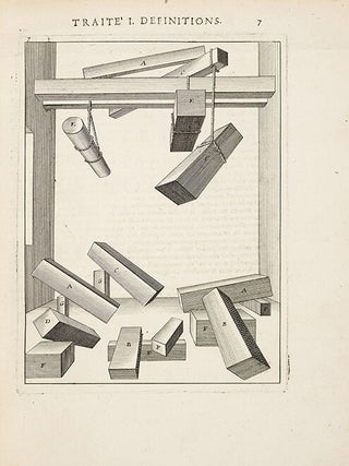 [FOUNDATIONS OF VIRTUAL REALITY &ndash; BEGINNING OF THE PARISIAN &lsquo;PERSPECTIVE WAR&rsquo; &ndash; THE MACCLESFIELD COPY] La perspective pratique: n&eacute;cessaire &agrave; tous peintres, graveurs, sculpteurs, architectes, orf&egrave;vres, brodeurs, tapissiers, et autres qui se meslent de desseigner [Practical perspective: necessary for all painters, engravers, sculptors, architects, goldsmiths, embroiderers, upholsterers, and others who engage in drawing]. Three volumes (all published). &ndash; BOUND WITH: Three related pamphlets of the Parisian 'Perspective War' (see below).