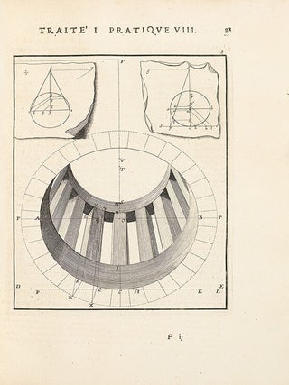 [FOUNDATIONS OF VIRTUAL REALITY &ndash; BEGINNING OF THE PARISIAN &lsquo;PERSPECTIVE WAR&rsquo; &ndash; THE MACCLESFIELD COPY] La perspective pratique: n&eacute;cessaire &agrave; tous peintres, graveurs, sculpteurs, architectes, orf&egrave;vres, brodeurs, tapissiers, et autres qui se meslent de desseigner [Practical perspective: necessary for all painters, engravers, sculptors, architects, goldsmiths, embroiderers, upholsterers, and others who engage in drawing]. Three volumes (all published). &ndash; BOUND WITH: Three related pamphlets of the Parisian 'Perspective War' (see below).