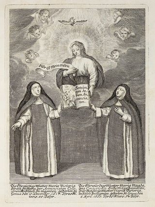 Item #55207 [MIRACLE-WORKING FOUNDER OF THE CELESTINE, OR TURCHINE, NUNS] Das Leben der...