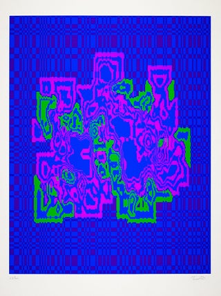 [PORTFOLIO OF COMPUTER ART PIONEERS &ndash; INCUNABLE OF AI ART] Art Ex Machina: Six Original Computer Art Serigraphs.