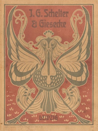 [ART NOUVEAU &ndash; GERMAN TYPOGRAPHY] Accidenz-Zierat und Buchschmuck [von C. Adams].