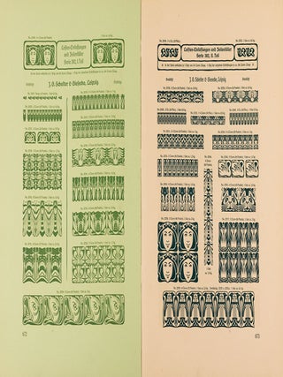 [ART NOUVEAU &ndash; GERMAN TYPOGRAPHY] Accidenz-Zierat und Buchschmuck [von C. Adams].