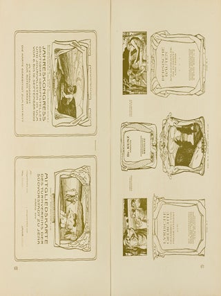 [ART NOUVEAU &ndash; GERMAN TYPOGRAPHY] Accidenz-Zierat und Buchschmuck [von C. Adams].