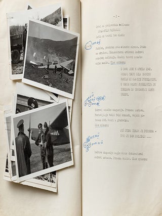 Item #55593 [ORIGINAL SHOOTING SCRIPT &ndash; YUGOSLAV CINEMA ABOUT WWII PARTISANS] Original film...