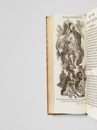 [THE HOLY VIRGIN IN THE ROCAILLE &ndash; AESTHETICS OF THE JESUIT COUNTER-REFORMATION] Paraphrase des litanies de Notre Dame de Lorette, par un serviteur de Marie. Premiere edition [Paraphrase of the litanies of Our Lady of Loreto, by a servant of Mary. First edition].