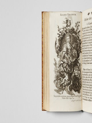 [THE HOLY VIRGIN IN THE ROCAILLE &ndash; AESTHETICS OF THE JESUIT COUNTER-REFORMATION] Paraphrase des litanies de Notre Dame de Lorette, par un serviteur de Marie. Premiere edition [Paraphrase of the litanies of Our Lady of Loreto, by a servant of Mary. First edition].