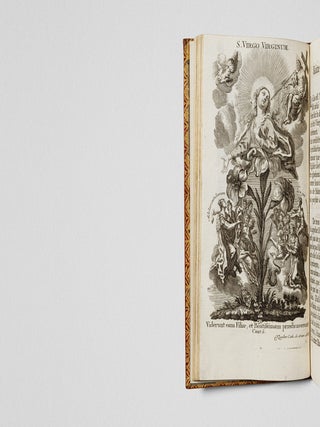 [THE HOLY VIRGIN IN THE ROCAILLE &ndash; AESTHETICS OF THE JESUIT COUNTER-REFORMATION] Paraphrase des litanies de Notre Dame de Lorette, par un serviteur de Marie. Premiere edition [Paraphrase of the litanies of Our Lady of Loreto, by a servant of Mary. First edition].