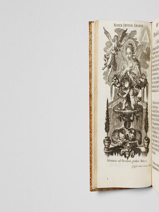 [THE HOLY VIRGIN IN THE ROCAILLE &ndash; AESTHETICS OF THE JESUIT COUNTER-REFORMATION] Paraphrase des litanies de Notre Dame de Lorette, par un serviteur de Marie. Premiere edition [Paraphrase of the litanies of Our Lady of Loreto, by a servant of Mary. First edition].