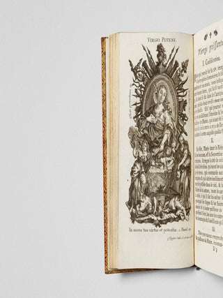 [THE HOLY VIRGIN IN THE ROCAILLE &ndash; AESTHETICS OF THE JESUIT COUNTER-REFORMATION] Paraphrase des litanies de Notre Dame de Lorette, par un serviteur de Marie. Premiere edition [Paraphrase of the litanies of Our Lady of Loreto, by a servant of Mary. First edition].