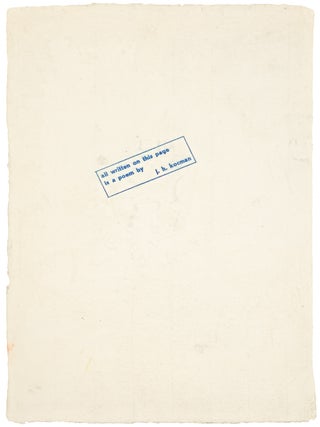 [CONCRETE POETRY IN CZECHOSLOVAKIA &ndash; FLUXUS EAST OF JIRI VALOCH] A collection of concrete and experimental poetry in Czechoslovakia in the 1960s&ndash;1980s, including works by Jiř&iacute; Valoch, Karel Miler, J.H. Kocman, and V&aacute;clav Vokolek.