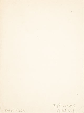 [CONCRETE POETRY IN CZECHOSLOVAKIA &ndash; FLUXUS EAST OF JIRI VALOCH] A collection of concrete and experimental poetry in Czechoslovakia in the 1960s&ndash;1980s, including works by Jiř&iacute; Valoch, Karel Miler, J.H. Kocman, and V&aacute;clav Vokolek.