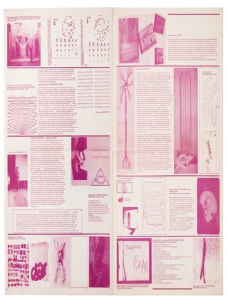 [AVANT-GARDE FROM THE UTERUS] Ghen res extensa ligu: arte genetica e documenti per l'immaginario [Genetic art and documents for the imagination]. Nos. 1&ndash;[5] (all published).