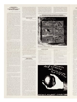 [AVANT-GARDE FROM THE UTERUS] Ghen res extensa ligu: arte genetica e documenti per l'immaginario [Genetic art and documents for the imagination]. Nos. 1&ndash;[5] (all published).
