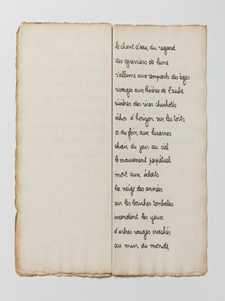 [NEO-DADAISM AND SURREALISM DURING WWII &ndash; NOT IN OCLC] Les cloches de la haute mer [The bells of the high seas]. One of only 25 copies printed.