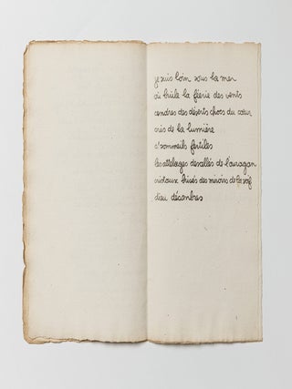 [NEO-DADAISM AND SURREALISM DURING WWII &ndash; NOT IN OCLC] Les cloches de la haute mer [The bells of the high seas]. One of only 25 copies printed.