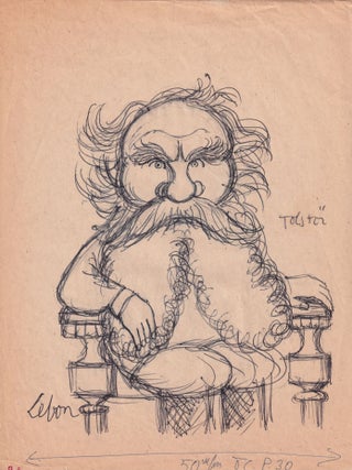 [LETTERS BY TOLSTOY'S WAYWARD SON] Eight ALS by Lev L'vovich Tolstoy (1869-1945), the son of Lev Tolstoy, to Jacques Patin (1883-1948), the editor of Figaro.