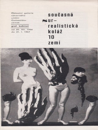 [CZECH POST-WAR SURREALISM &ndash; THE LACOSTE GROUP] Group of six catalogs and related ephemera by the Lacoste group, a Brno-based unofficial association of post-war Czech surrealist artists.
