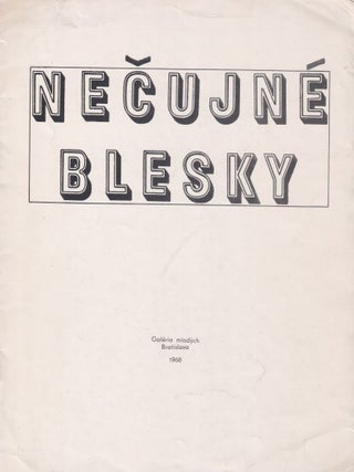 [CZECH POST-WAR SURREALISM &ndash; THE LACOSTE GROUP] Group of six catalogs and related ephemera by the Lacoste group, a Brno-based unofficial association of post-war Czech surrealist artists.