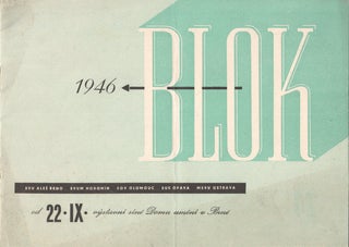 Item #P6438 [CZECH REGIONAL AVANT-GARDE] Blok 1946. 24. výstava v Domě umění v Brně [Block...